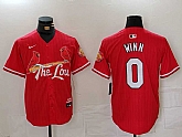 Men's St Louis Cardinals #0 Masyn Winn Red 2024 City Connect Limited Stitched Baseball Jersey,baseball caps,new era cap wholesale,wholesale hats